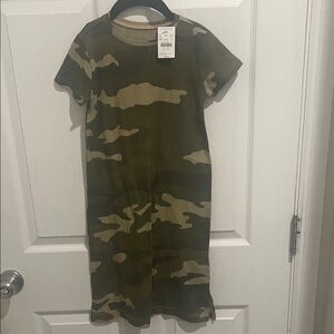 Crewcuts Green Camouflage Kids Dress